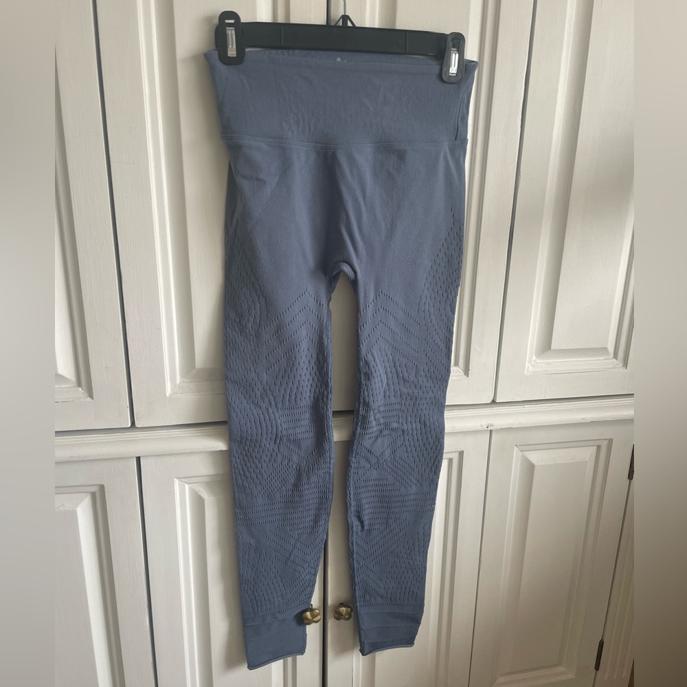 Blue-Gray High-Waisted Free People Leggings